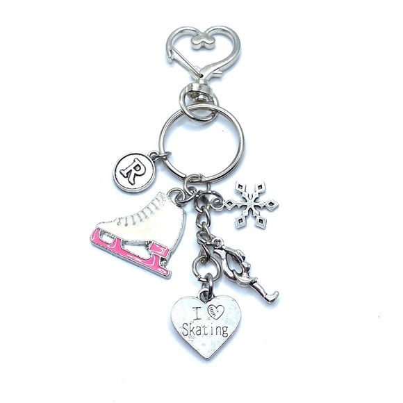 Ice Skating Keychain Bag Charm Figure Skater - Picture 5 of 8